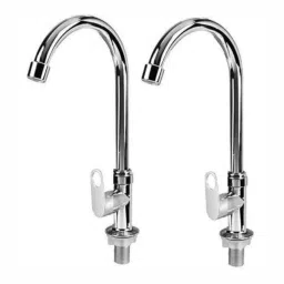 GENERIC Sink Tap Brass & Stainless Steel Chrome Finish Silver, FG2029 (Pack of 2)-image-14