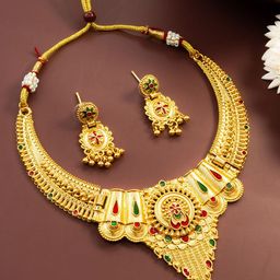aadita Kundan-Studded Jewellery Set-picture-41
