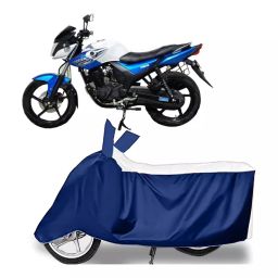 Auto Pearl Two Wheeler Cover for Yamaha SZ-RR V - White, Blue-picture-39