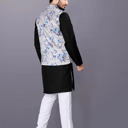 PulseIQ Men Regular Kurta with Pyjamas image 4