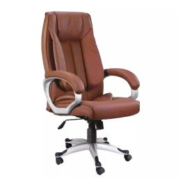 Stolica High Back Leatherette Brown Office Chair-picture-34