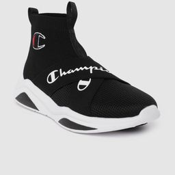 Champion Men Woven Design & Brand Logo Print Mid-Top Sneakers-image-54