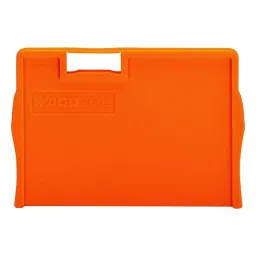 Wago END AND INTERMEDIATE PLATE, RAIL, ORANGE, 2002-1294.-picture-17