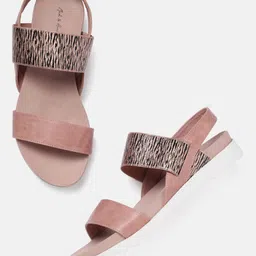 Mast & Harbour Women Printed Open Toe Flats-image-31