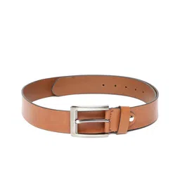 Roadster Men Tan Brown Solid Leather Belt-image-74