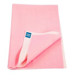 Mee Mee Kids Pink Solid Large Mattress Protector-4