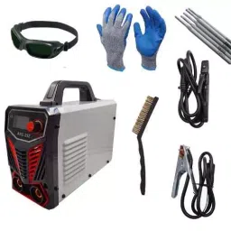 Hillgrove HGCM297M1 252 A MMA Inverter Arc Welding Machine with Metal Brush, Safety Googles, Gloves-picture-0