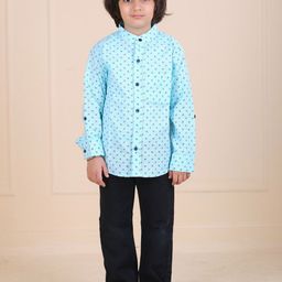 Freesia Array Boys Comfort Printed Casual Shirt-image-33