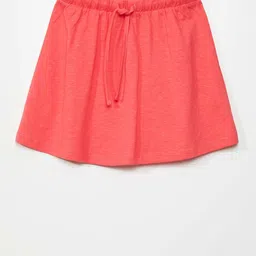 KIABI Girls Pure Cotton Flared Mini Skirts-image-41