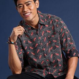 Taavi Men Block Print Legacy Pure Cotton Printed Casual Shirt-image-66