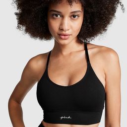 Victoria's Secret PINK Seamless Racerback Workout Sports Bra With All Day Comfort-picture-3