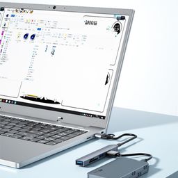 suckoo 5 in 1 USB3.0 TYPEC to 1USB3.0+2USB2.0+SDTF Card Reader Hub image 4