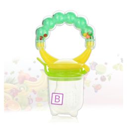 Bembika Baby Food Nibbler Ring Design Baby Pacifier Medium - Green-16
