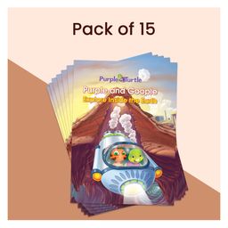 Purple And Goople Explore Inside The Earth Story Books Pack Of 15 - English-17