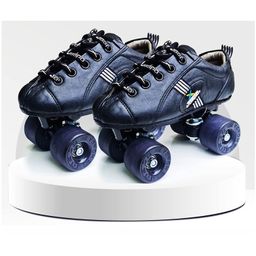 Jaspo Honda Pro 30 Quad Skates with Rubber Wheels - Black-picture-16