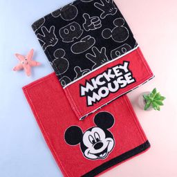 Babyhug Disney Terry Woven Mickey Mouse Digital Printed Towel L 33.02 X B 25.4 cm - Black-image-43