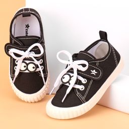 Cute Walk by Babyhug Velcro Casual Shoes- Black-picture-0