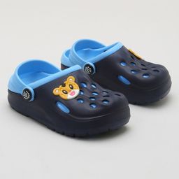 Priaansha Kids Cat Applique Designed Sling Back Clogs - Blue-image-69