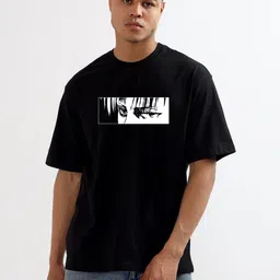 CODE OF HONOUR Men Graphic Printed Round Neck Cotton T-shirt-image-56