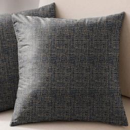 CASABLEU Grey Set of 2 Square Cushion Covers-9