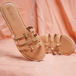 Indifeet Women Embellished Open Toe Flats-image-36