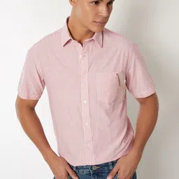max Men Vertical Striped Spread Collar Casual Shirt-picture-37