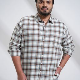 HIGHLANDER Men Comfort Checked Casual Shirt-image-48