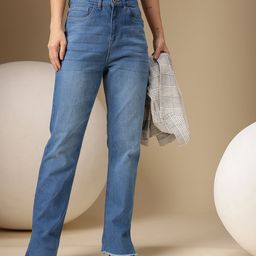 Chemistry Women Straight Fit High-Rise Heavy Fade Stretchable Jeans-picture-29