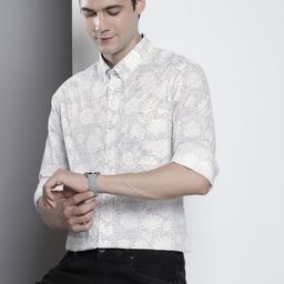 Nautica Slim Fit Floral Printed Casual Shirt-picture-33