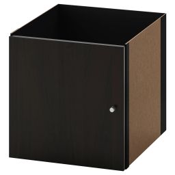 ikea kallax Insert with door, black-brown, 33x33 cm-picture-46
