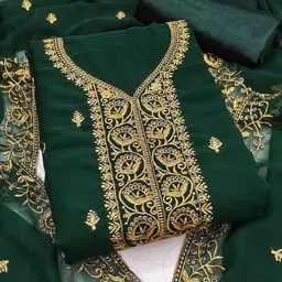 HMP Fashion Embroidered Unstitched Dress Material-image-26