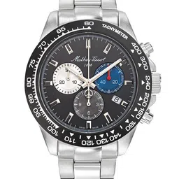 Mathey-Tissot Men Dial & Stainless Steel Bracelet Style Straps Analogue Chronograph Watch H938CHAN-36