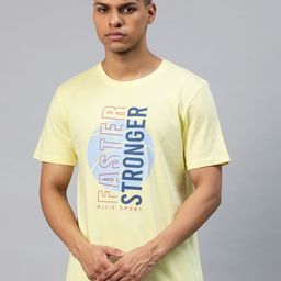 Alcis Men Typography Printed T-shirt-image-84