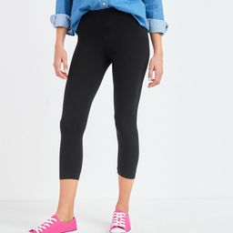 NEXT Women ECOVERO Solid Cropped Leggings-image-94