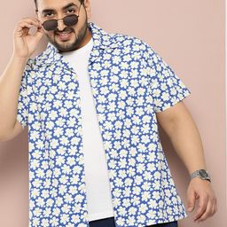 Sztori Men Plus Size Original Floral Printed Casual Shirt-image-61