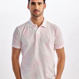 Red Flame Men Polo Collar Pockets T-shirt-image-68