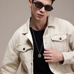 WROGN Oversized Fit Pure Cotton Denim Jacket-image-87