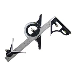 FLAMINGO ENTERPRISE Combination Square Stainless Steel 178 mm Tongue & 300 mm Blade Length, FM-59-33