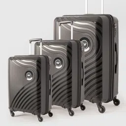 Wildcraft Set of 3 Onyx Lite Trolley Suitcases - Cabin Medium & Large-35