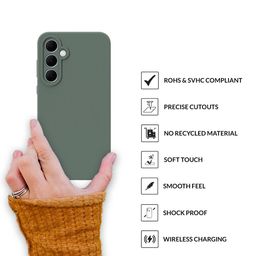 SPRIG Samsung Galaxy A35 5G Liquid Silicon Back Case Mobile Accessories image 3