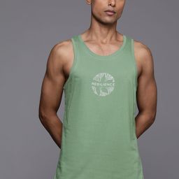 HRX by Hrithik Roshan Men Typography Printed Pure Cotton Yoga T-shirt-image-95