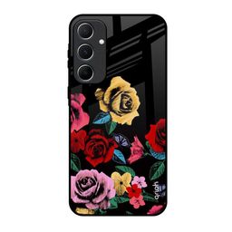 QRIOH Floral Printed Samsung Galaxy A55 5G Back Case Mobile Accessories-image-94