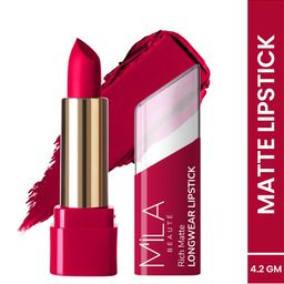 MILA BEAUTE Rich Matte Longwear Bullet Lipstick - 4.2 g - Shekh Hasina - 603-25