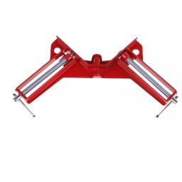 FLAMINGO ENTERPRISE Quick Release Wood Edge Clamp Alluminium Red 90 mm Throat 7.5 cm Clamping Capacity, FM-128-48