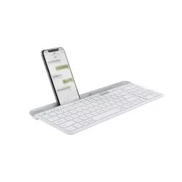 Logitech K580 Slim Multi-Device Wireless Keyboard - Offwhite image 2