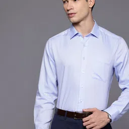 Louis Philippe Slim Fit Pure Cotton Formal Shirt-picture-18