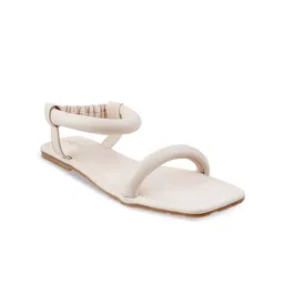 Metro Women Beige Solid Flats-image-46