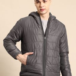 Mast & Harbour Hooded Puffer Jacket-image-91