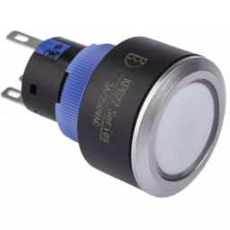 RS PRO Illuminated Push Button Switch Panel Mount 22.2 mm Cutout SPDT Blue LED 250 V AC, 1758912-image-55