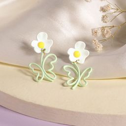 DressBerry Floral Drop Earrings-image-44